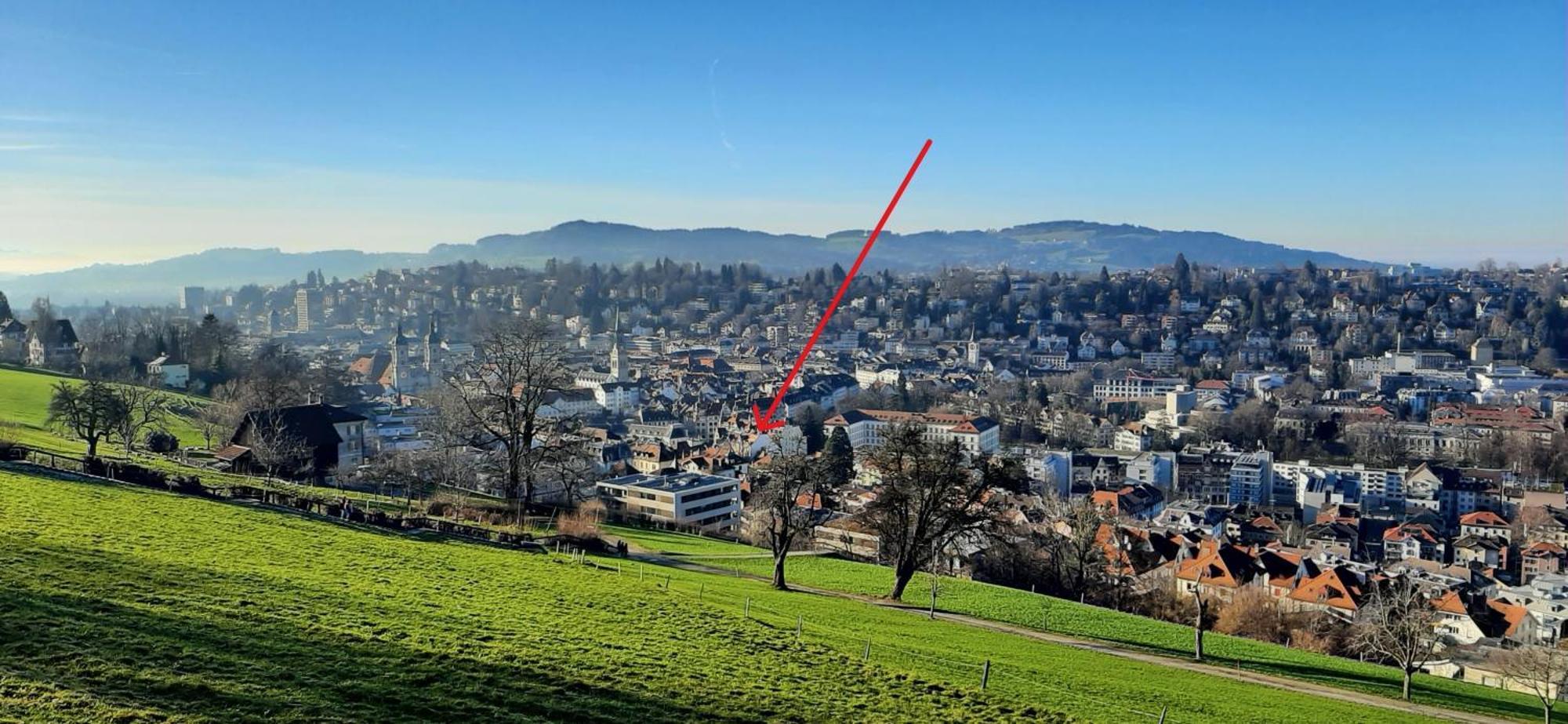 Ruhige, Neue Dachwohnung An Altstadt, Naehe Messe St. Gallen Exteriér fotografie